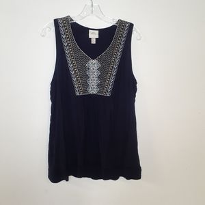 Knox Rose embroidered tank top